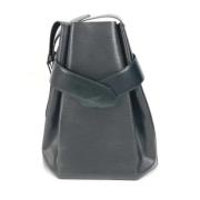 Pre-owned Leather shoulder-bags Louis Vuitton Vintage , Black , Dames