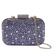 Pre-owned Satin clutches Jimmy Choo Pre-owned , Purple , Dames