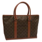 Pre-owned Canvas louis-vuitton-bags Louis Vuitton Vintage , Brown , Da...