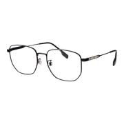 Stijlvolle Optische Bril in Zwarte Frame Burberry , Black , Heren