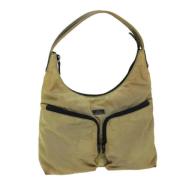 Pre-owned Nylon gucci-bags Gucci Vintage , Beige , Dames