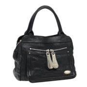 Pre-owned Leather handbags Chloé Pre-owned , Black , Dames