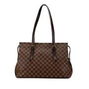 Pre-owned Canvas louis-vuitton-bags Louis Vuitton Vintage , Brown , Da...