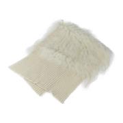 Pre-owned Fur scarves Chloé Pre-owned , White , Dames