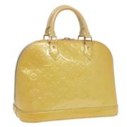 Pre-owned Leather handbags Louis Vuitton Vintage , Beige , Dames