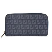 Pre-owned Canvas wallets Fendi Vintage , Black , Dames