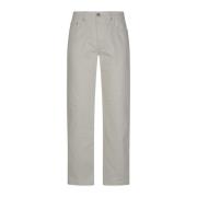 Klassieke Witte Straight Fit Jeans Ami Paris , White , Heren