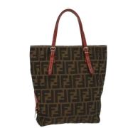 Pre-owned Canvas fendi-bags Fendi Vintage , Brown , Dames