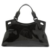 Pre-owned Leather shoulder-bags Cartier Vintage , Black , Dames