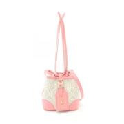 Pre-owned Canvas handbags Louis Vuitton Vintage , Pink , Dames