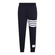 Blauwe Katoenen 4-Track Broek Thom Browne , Blue , Dames