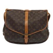 Pre-owned Canvas louis-vuitton-bags Louis Vuitton Vintage , Brown , Da...