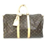 Pre-owned Fabric handbags Louis Vuitton Vintage , Brown , Dames