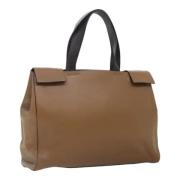 Pre-owned Leather totes Prada Vintage , Brown , Dames