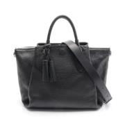 Pre-owned Leather louis-vuitton-bags Louis Vuitton Vintage , Black , D...