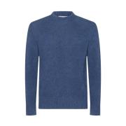 Blauwe Cashmere Sweater Denim Gebreide kleding Piacenza 1733 , Blue , ...