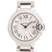 Pre-owned Metal watches Cartier Vintage , Gray , Dames