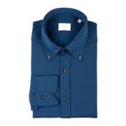 Blauw Overhemd Xacus Camicia Stijl Xacus , Blue , Heren