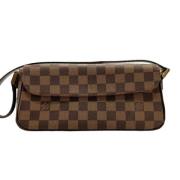 Pre-owned Canvas handbags Louis Vuitton Vintage , Brown , Dames