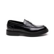 Zwarte platte schoenen Alder Doucal's , Black , Heren