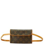 Pre-owned Canvas shoulder-bags Louis Vuitton Vintage , Brown , Dames