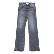 Reguliere Jeans met Bookie Hak Mother , Blue , Dames