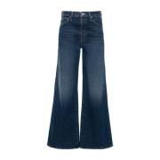 Wijde Pijp Cannonball Jeans Mother , Blue , Dames