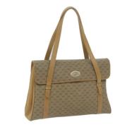 Pre-owned Leather gucci-bags Gucci Vintage , Beige , Dames