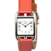 Pre-owned Metal watches Hermès Vintage , Red , Dames