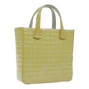 Pre-owned Leather handbags Chanel Vintage , Green , Dames