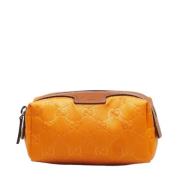 Pre-owned Leather gucci-bags Gucci Vintage , Orange , Dames