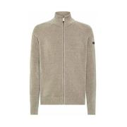 Velvet Full Zip Gebreide Trui RRD , Gray , Heren