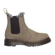 Faux Fur Gevoerde Chelsea Laarzen - Grijs Dr. Martens , Gray , Dames