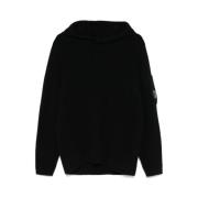 Zwarte Hoodie Truien C.p. Company , Black , Heren