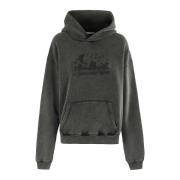 Casual Hoodie voor alle geslachten Alexander Wang , Gray , Dames