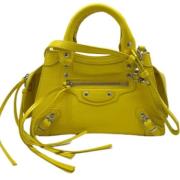 Pre-owned Leather balenciaga-bags Balenciaga Vintage , Yellow , Dames