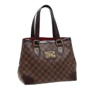 Pre-owned Canvas louis-vuitton-bags Louis Vuitton Vintage , Brown , Da...