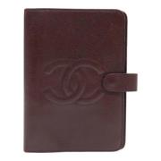 Pre-owned Leather wallets Chanel Vintage , Brown , Dames