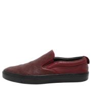 Pre-owned Leather sneakers Gucci Vintage , Red , Heren