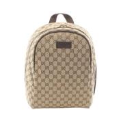 Pre-owned Leather gucci-bags Gucci Vintage , Beige , Dames