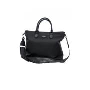 Nylon en Polyurethaan Handtas Chelsea Stijl Marc Ellis , Black , Dames