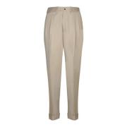 Beige Broek voor Mannen Dell'oglio , Beige , Heren