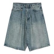 Korte Bermuda Shorts voor Mannen R13 , Blue , Dames