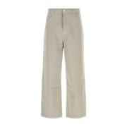 Beige Denim Jeans voor Vrouwen Gimaguas , Beige , Heren