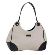 Pre-owned Canvas gucci-bags Gucci Vintage , White , Dames