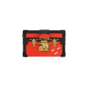 Pre-owned Leather crossbody-bags Louis Vuitton Vintage , Red , Dames