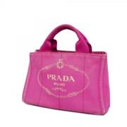 Pre-owned Canvas prada-bags Prada Vintage , Pink , Dames