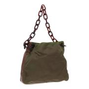 Pre-owned Nylon prada-bags Prada Vintage , Green , Dames