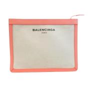 Pre-owned Canvas balenciaga-bags Balenciaga Vintage , Beige , Dames