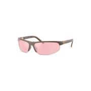 MU A02S 14Y70J Sunglasses Miu Miu , Brown , Dames